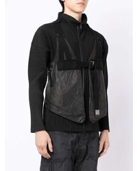 schwarze ärmellose Jacke von Boris Bidjan Saberi