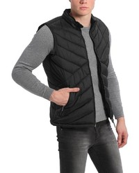 schwarze ärmellose Jacke von BLEND