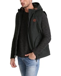 schwarze ärmellose Jacke von BLEND