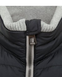 schwarze ärmellose Jacke von Camp David