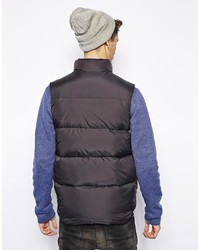 schwarze ärmellose Jacke von Carhartt