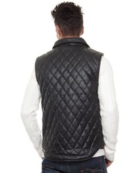 schwarze ärmellose Jacke von Catch