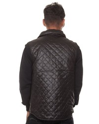 schwarze ärmellose Jacke von Catch