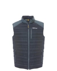 schwarze ärmellose Jacke von Caterpillar