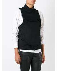 schwarze ärmellose Jacke von Ann Demeulemeester