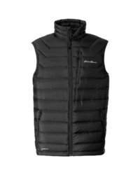 schwarze ärmellose Jacke von Eddie Bauer