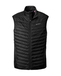 schwarze ärmellose Jacke von Eddie Bauer