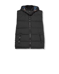 schwarze ärmellose Jacke von Esprit