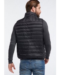 schwarze ärmellose Jacke von Hawke & Co