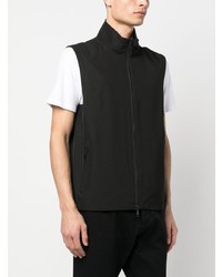 schwarze ärmellose Jacke von Zegna