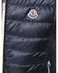 schwarze ärmellose Jacke von Moncler