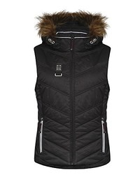 schwarze ärmellose Jacke von Icepeak