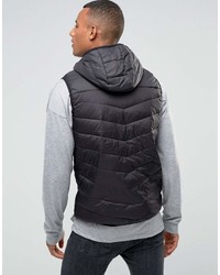 schwarze ärmellose Jacke von Jack and Jones