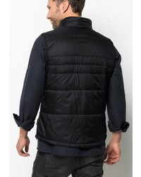 schwarze ärmellose Jacke von Jack Wolfskin