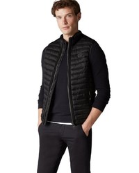 schwarze ärmellose Jacke von Marc O'Polo