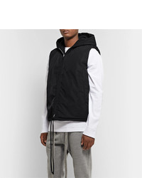 schwarze ärmellose Jacke von Fear Of God