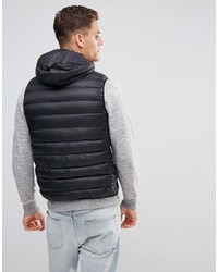 schwarze ärmellose Jacke von Brave Soul