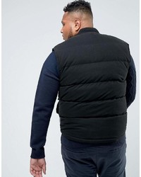 schwarze ärmellose Jacke von Bellfield