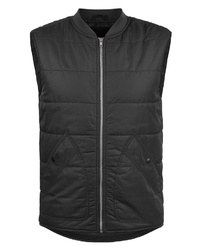 schwarze ärmellose Jacke von Produkt