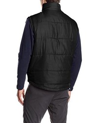 schwarze ärmellose Jacke von Result