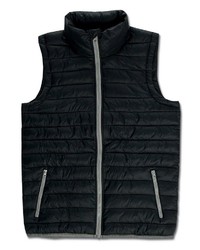 schwarze ärmellose Jacke von Stedman