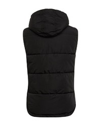 schwarze ärmellose Jacke von Tom Tailor