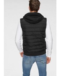 schwarze ärmellose Jacke von Tommy Hilfiger