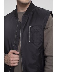 schwarze ärmellose Jacke von Urban Classics