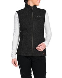 schwarze ärmellose Jacke von Vaude