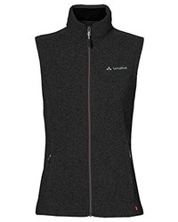 schwarze ärmellose Jacke von Vaude