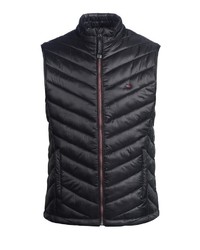 schwarze ärmellose Jacke von Via Cortesa