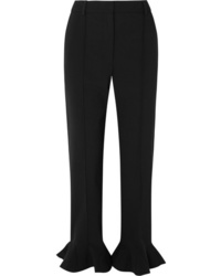 schwarze Anzughose mit Rüschen von Valentino