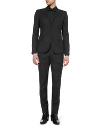 schwarze Anzughose von Saint Laurent