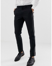 schwarze Anzughose von Burton Menswear
