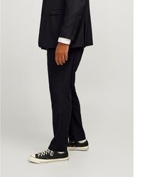 schwarze Anzughose von Jack & Jones PlusSize