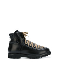 schwarze Arbeitsstiefel von Bally