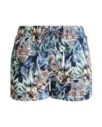 schwarze Badeshorts mit Blumenmuster von Shiwi