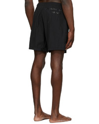 schwarze Badeshorts von Alexander McQueen