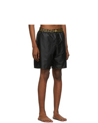 schwarze Badeshorts von Versace Underwear