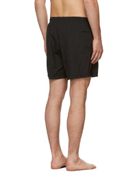 schwarze Badeshorts von Alexander McQueen