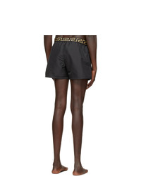 schwarze Badeshorts von Versace Underwear