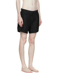 schwarze Badeshorts von Sunspel