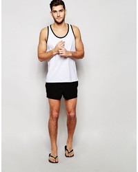 schwarze Badeshorts von Asos