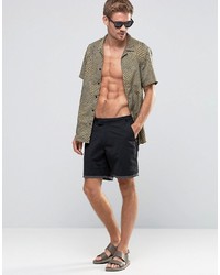 schwarze Badeshorts von Asos