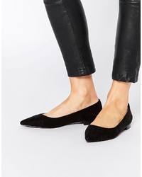 schwarze Ballerinas von Asos