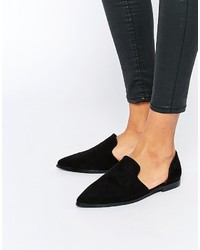 schwarze Ballerinas von Asos