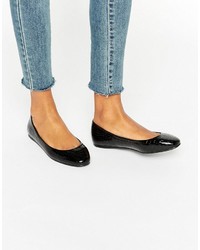 schwarze Ballerinas von Asos