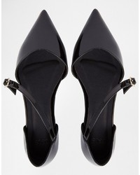 schwarze Ballerinas von Asos