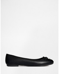 schwarze Ballerinas von Asos