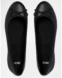 schwarze Ballerinas von Asos